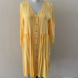 Lovely Yellow Long sleeve dress